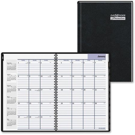 AT-A-GLANCE At A Glance AAGG470H00 8 X 12 in. Premiere Appointment Book - Black AAGG470H00